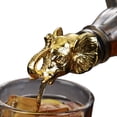 thumbnail image 1 of leyfeng Vino Vertedor Aireador Metal Animal Whisky Vertedor Botella Tapón con caucho de silicona, 1 of 8