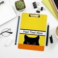 thumbnail image 6 of KXMDXA Cute Cat Clipboard Hardboard Wood Nursing Clip Board and Pull for Standard A4 Letter 13x9 inches, 6 of 7