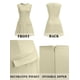 thumbnail image 2 of Minivestido de verano Dress Oten para mujer, manga corta, color caqui, 2 of 5