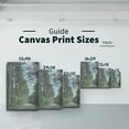 thumbnail image 4 of Canvas Print - Tall Trees Nature Adirondack Mountains Original Art Photography, 4 of 10