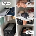 thumbnail image 6 of Simplify Small Woven Storage Shelf Bin, Black, 6 of 7