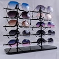 thumbnail image 4 of Paquete de 2 10 pares de gafas de sol con montura en rack, organizador de soporte de exhibición para gafas Soledad estante para gafas de sol, 4 of 10