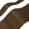 thumbnail image 3 of SHCKE Straight Hair Ponytail Extension 20"/28" Long Wrap Around Ponytail Drawstring Ponytail Clip in Synthetic Ponytail Extension for Women - Light Chestnut Brown, 3 of 6