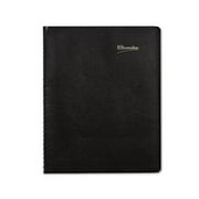 Rediform CB1262-BLK Brownline Essential Collection 14-Month Ruled Monthly Planner- 8-1/2 x 11- Black