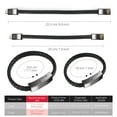 thumbnail image 7 of Portable bracelet Fast charging cable suitable for iPhone 11 12 13 14 Pro Max for Samsung Huawei for Xiaomi USB Micro Type-c Data Line (Brown,20cm for Micro USB), 7 of 7