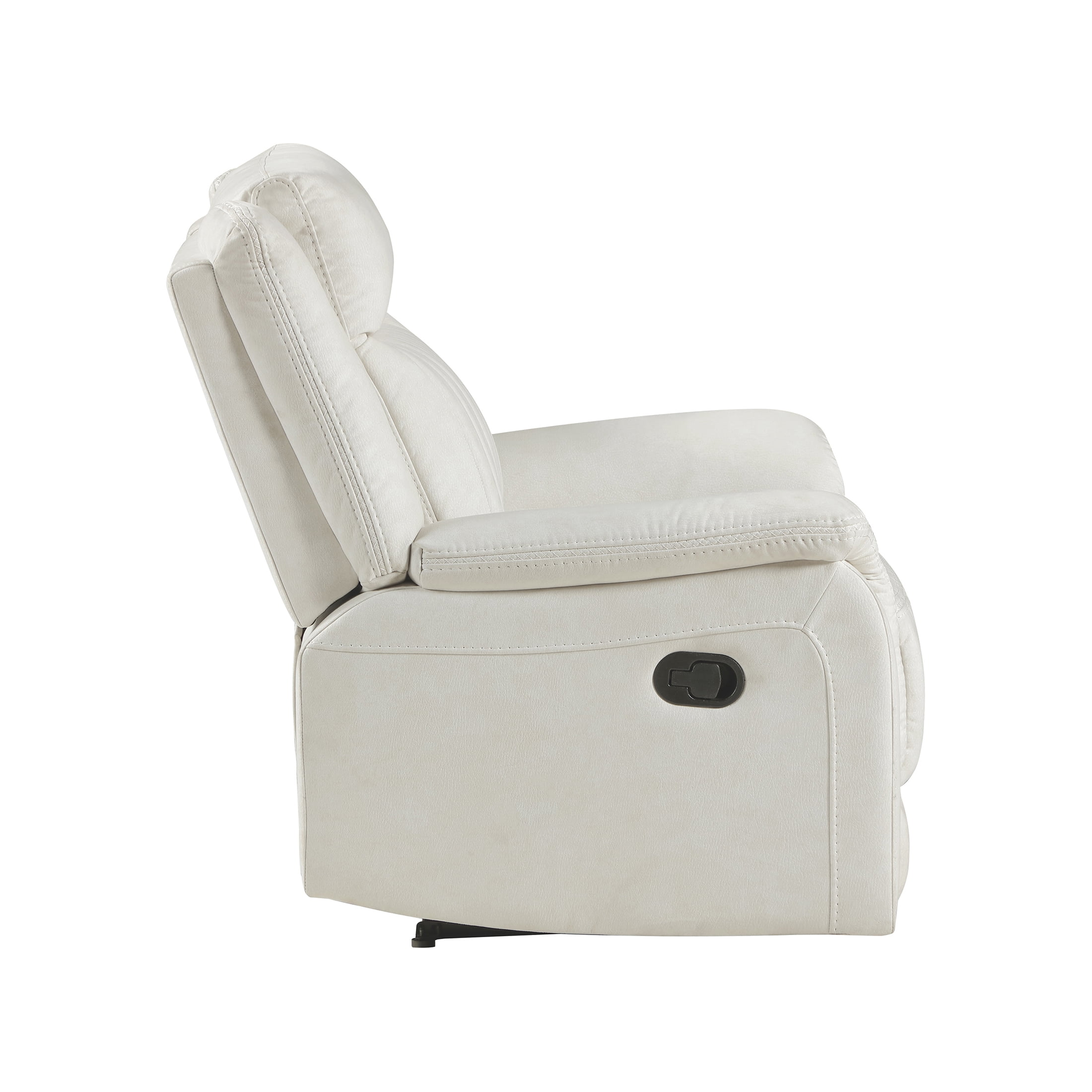 OakvillePark Virelle Microfiber Manual Reclining Chair, Beige