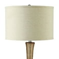 thumbnail image 2 of Florence Flask Shaped Table Lamp with Drum Shade Silver and Brown - Saltoro Sherpi, 2 of 4