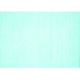thumbnail image 1 of Ahgly Company Indoor Rectangle Solid Turquoise Blue Modern Area Rugs, 4' x 6', 1 of 4