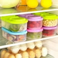 thumbnail image 6 of Travelwant 2Packs Storage Containers Produce Saver with Lids, Stackable Refrigerator Freezer Organizer Bins Fridge Fresh Keeper, 6 of 7