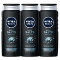 thumbnail image 1 of Gel de baño Nivea Men Deep Clean Rock Salts, 500 ml, paquete de 3, 1 of 8