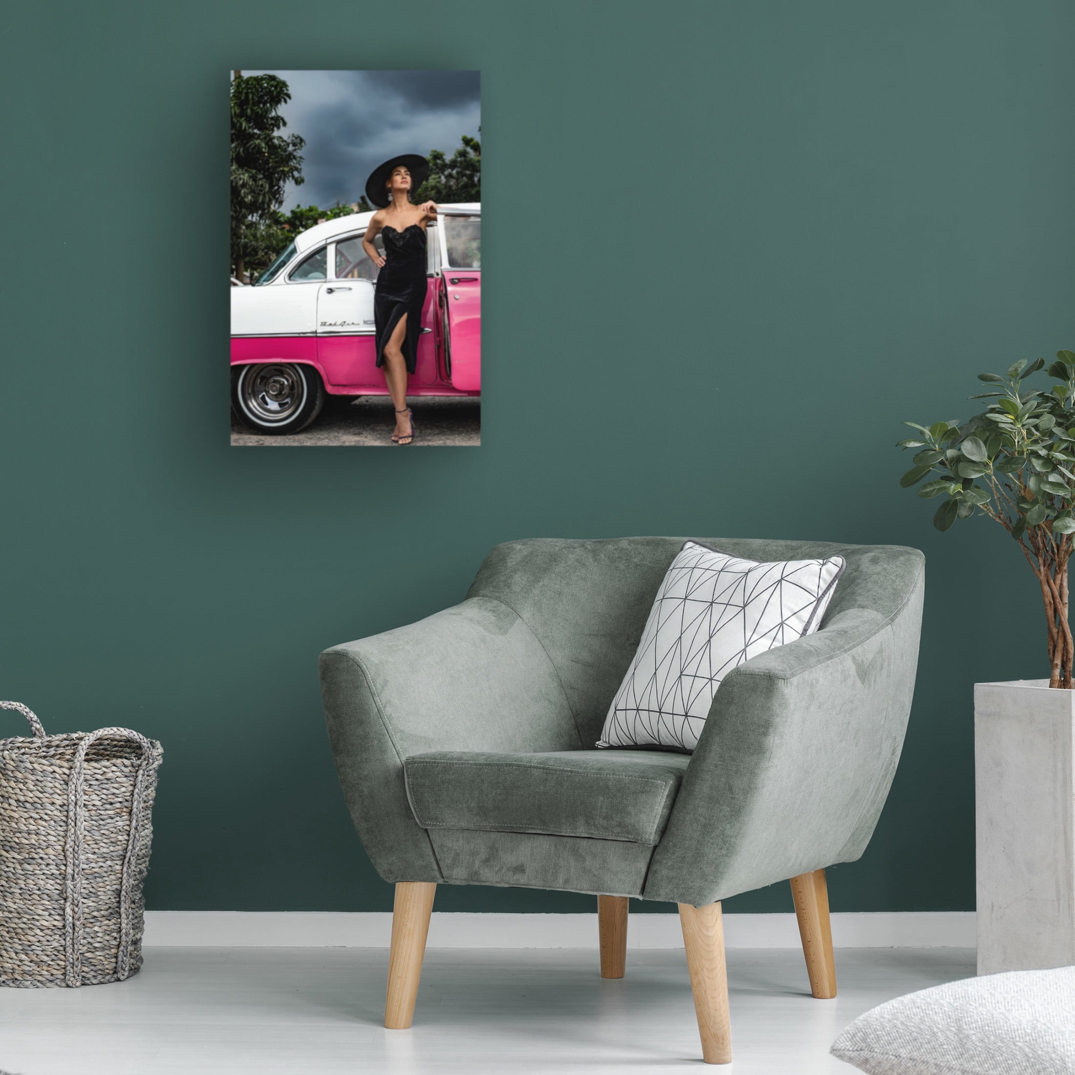 Canvas Wall Art - Peter Muller Photography 'Havanna Mood' Wall Art for Living Room, Bedroom, or Office Décor by Trademark Fine Art - 16 x 24 Inches