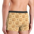 thumbnail image 4 of Men's Boxer Briefs, Cute Cartoon Squirrel Pine Cone Soft Comfy Mens Underwear Boxer Briefs Breathable With Widen Waist, 4 of 7