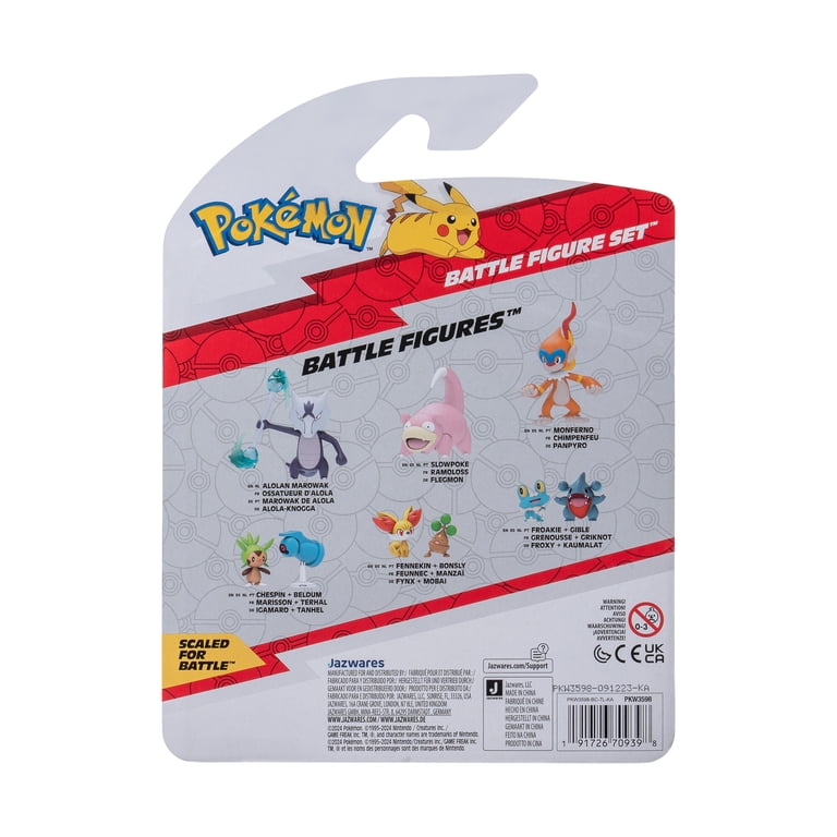 Juego De Figuras Pokémon Clip N Go - 3 Unidades (Darumaka, Psyduck, Charmander). Para Coleccionar Y Jugar