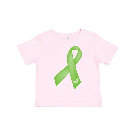 

Inktastic Lime Green Awareness Ribbon Girls Toddler T-Shirt