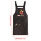 thumbnail image 3 of Delantal Corto Delantal de cocina impermeable de 1 pieza,chaleco de cocina a prueba de aceite para adultos,ropa de trabajo bonita para el hogar y el comedor (negro) Rkxzt, 3 of 9