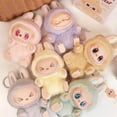 thumbnail image 4 of Gran oferta figura de Anime Labubu vinilo colgante muñeca modelo juguete lindo monstruo réplica llavero juguetes regalos de cumpleaños, 4 of 5