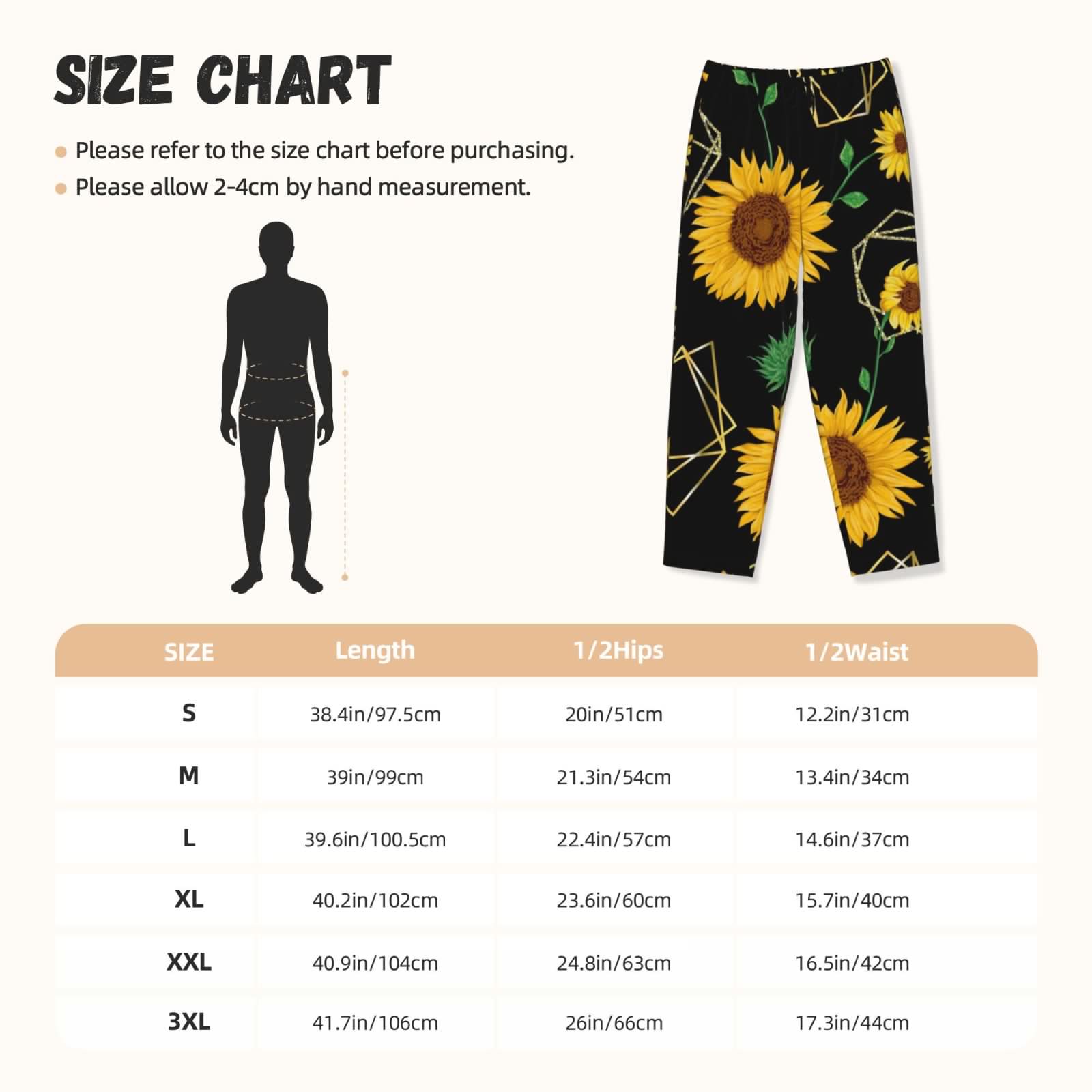 thumbnail image 3 of Balery Flower (2) Pantalones de pijama para mujer, pijamas ultraligeros, pantalones de estar por casa-Small, 3 of 6