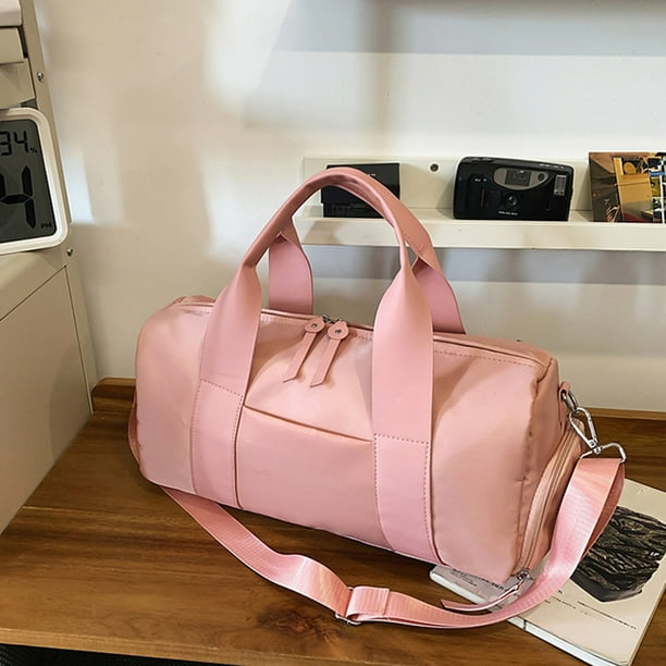 Bolsa de gimnasio de fitness | Bolsa de viaje de tela de sarga resistente al agua – Portátil multifuncional, de hombro, bandolera | Gran capacidad, compartimento para zapatos, separación seca y