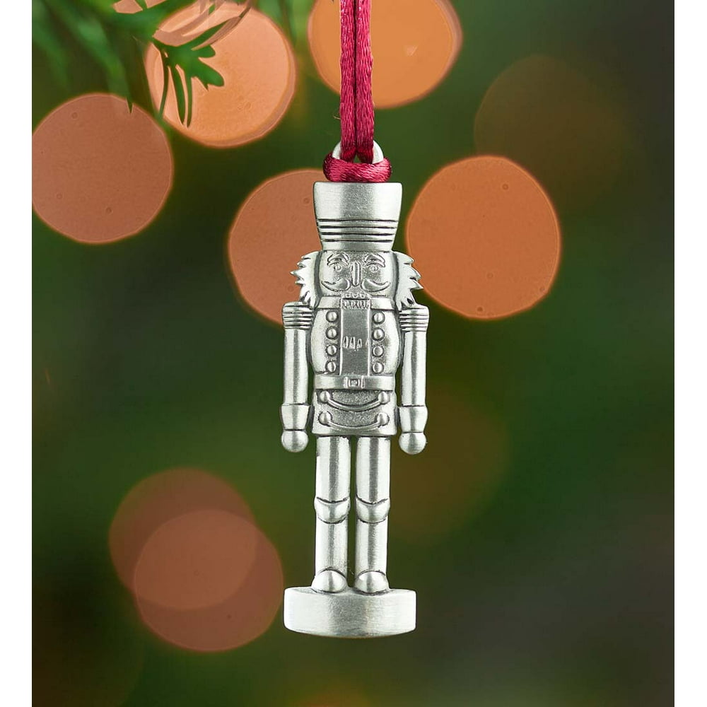 Solid Pewter Christmas Tree Ornament