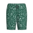 thumbnail image 3 of Yiaed Green Christmas for Men's Soft Sleep Pajama Short Lounging Pajama Shorts-XX-Large, 3 of 8