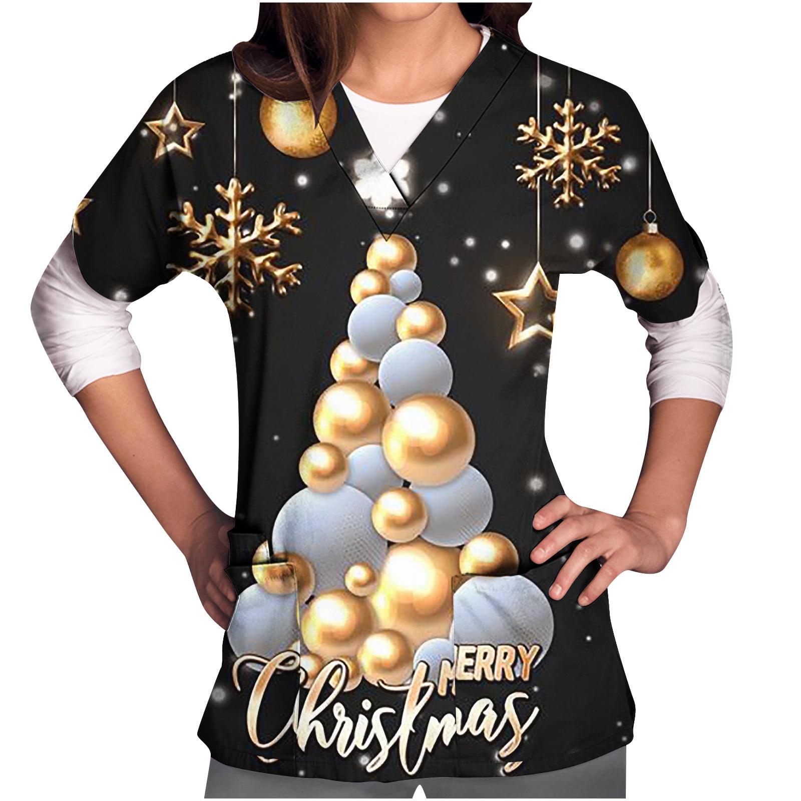 happy new year tops for women