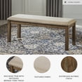 thumbnail image 3 of Signature Design by Ashley Casual Moriville Dining Bench  Beige, 3 of 6