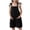 Black, variant on Amidoa Girl Shorts Elastic Waist With Pockets Summer Casual Shorts Pink,11 Years