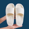 thumbnail image 5 of Caywon Shower Shoes,Non Slip House Slippers for Women and Men,Lightweight Slides for Indoor Bathroom Dorm Pool Swimming Beach, 5 of 6