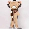 thumbnail image 3 of Juguete de peluche de piel de dibujos animados de tamaño gigante, suave, Animal grande, amor, bufanda, oso, cojín vacío, almohada, muñeca, niño, niña, regalos, 3 of 5