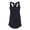 Black, variant on Next Level Apparel 1533 - Ideal Racerback Tank