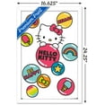 thumbnail image 3 of Hello Kitty: 20 General - Buttons Wall Poster, 14.725" x 22.375" Framed, 3 of 5