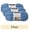 Blue Lapis, variant on (3 pack) Flecks Yarn by Loops & Threads - Yarn for Knitting - Crochet - Weaving - and Arts & Crafts - Blue - Acrylic Blend - 6.53 oz