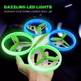 thumbnail image 3 of EACHINE E65H Drones for Kids 8-12, LED Drones for Adults Beginners, Altitude Hold, Headless Mode, 3D Flips, Green Kids Toys, 3 of 9