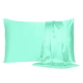 thumbnail image 2 of Oussum Satin Pillowcases 2-Pack for Hair Skin Standard King Queen Bed Pillow Cases Bedroom Online, 2 of 6
