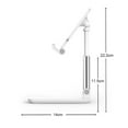 thumbnail image 2 of Support de Téléphone pour Bureau, Support de Tablette Portable Pliable et Ajustable, Station de Charge pour Cellulaire, Support de Bureau Robuste pour iPhone, 2 of 7