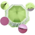 thumbnail image 3 of Pagoda Parasol 3 Folding Lace Totes Sun Rain Wedding Ruffle Umbrella, 3 of 5