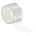 thumbnail image 1 of Unique Bargains Ruban pour Tableau Blanc 3/8 Pouces Ruban Effaçable à Sec Fin, Transparent, Lot de 4, 1 of 6