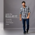 thumbnail image 3 of Wrangler Men's Regular Fit Comfort Flex Waist, Light Stonewash, Size 32W x 30L, 3 of 4