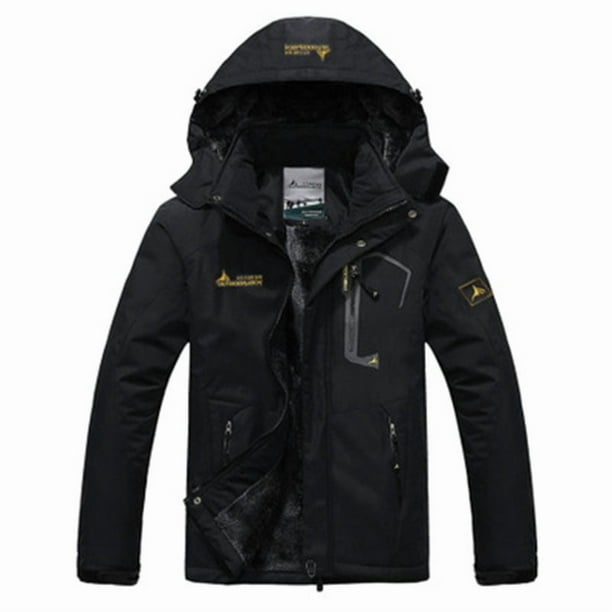 Chaqueta de invierno para hombre, chaqueta de esquí, chaqueta de snowboard, polar con capucha, cortavientos, chaquetas ligeras, abrigo de nieve de montaña, parka