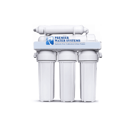 

5 Stage Core Reverse Osmosis Water Filter System with White Housing | 75 GPD RO Filtration