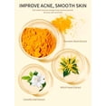 thumbnail image 5 of 1 mascarilla de arcilla de cúrcuma en barra, mascarilla de arcilla purificadora para limpieza profunda para eliminar puntos negros, impurezas y tejidos de piel muerta en los poros., 5 of 5