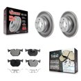 thumbnail image 1 of Transit Auto Rear Coated Disc Brake Rotors and Ceramic Pads Kit for Car BMW X5 KGT-101460, 1 of 11