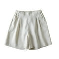 thumbnail image 2 of AXXD Gym Shorts Women Sweat Shorts Summer Loose Solid High Waist Short Pants Mother's Day, 2 of 5