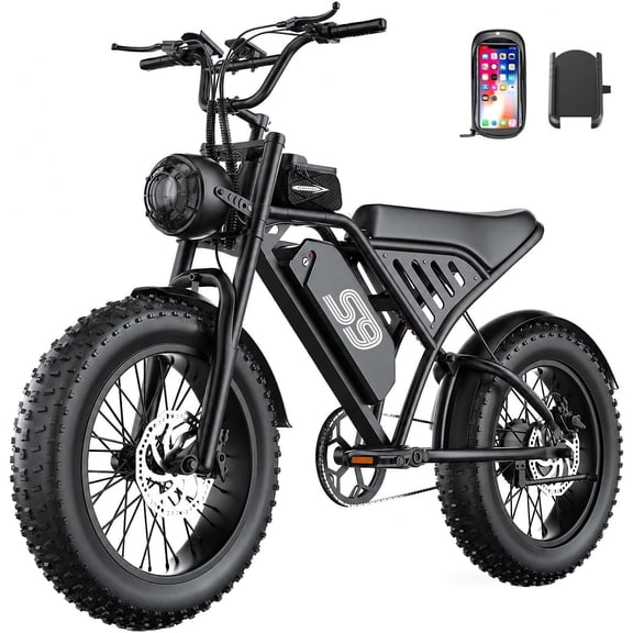 Pikabike Electric Mountain Bike for Adults, 2500W Peak Motor, 33 MPH Max Speed, 48V 20Ah Battery, 100 Miles Range, UL2849 Certified, 20"×4" Fat Tire E-Bike