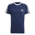 thumbnail image 3 of Adidas Men's Original Embroidered Trefoil 3 Stripe California T-Shirt Rust Red M, 3 of 3