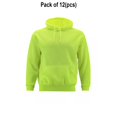thumbnail image 1 of D & S Chandail à Capuche en Molleton, Manches Longues, Lot de 12 - 100 % Polyester, Taille : Adulte, 1 of 5