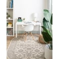 thumbnail image 3 of Rugs.com Charlotte Collection Rug – 5' x 8' Oval Ivory Low-Pile Rug Perfect For Living Rooms, Large Dining Rooms, Open Floorplans, 3 of 9