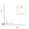 thumbnail image 4 of ANGARA Natural Solitaire Diamond Floral Ring in 14K Rose Gold for Women (Size-3.4mm| Color-I-J| Clarity-I1-I2) | April Birthstone, Birthday, Anniversary, Jewelry Gift for Women | Natural Diamond Ring, 4 of 9