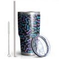 thumbnail image 2 of 30oz Dog Bones Tumblers Stainless Steel Tumbler with Lid and Straw,Vacuum Insulated Double Wall Travel Tumbler Cups Mug with Cleaning Brush for Coffee,Tea, 2 of 7