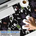 thumbnail image 2 of Long Mouse Pads for Desk,Halloween Skeleton Ghost Pattern Desk Mats on Top Of Desks, Desk Mouse Pad Extra Large with 3mm Non-Slip Base and Stitched Edge for Gaming,Office,Work,Home 47.3x23.6in, 2 of 5